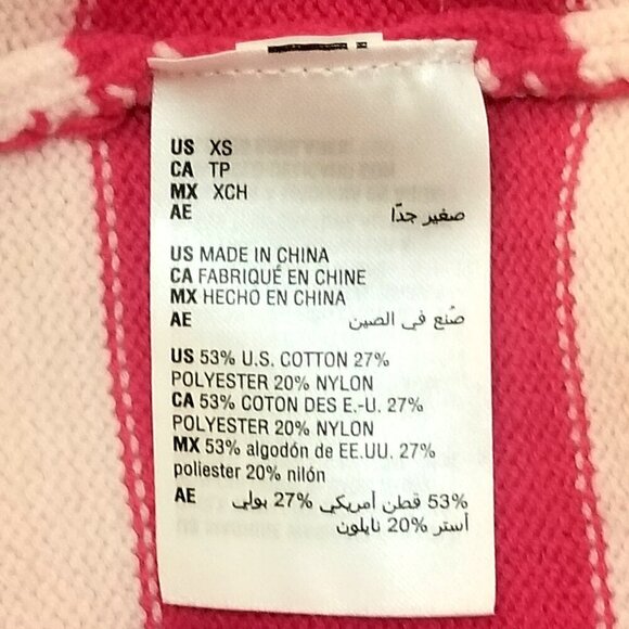 ON 34TH Women's Quarter-Zip Sailor Collar Sweater - Fuschia Combo - Picture 11 of 11